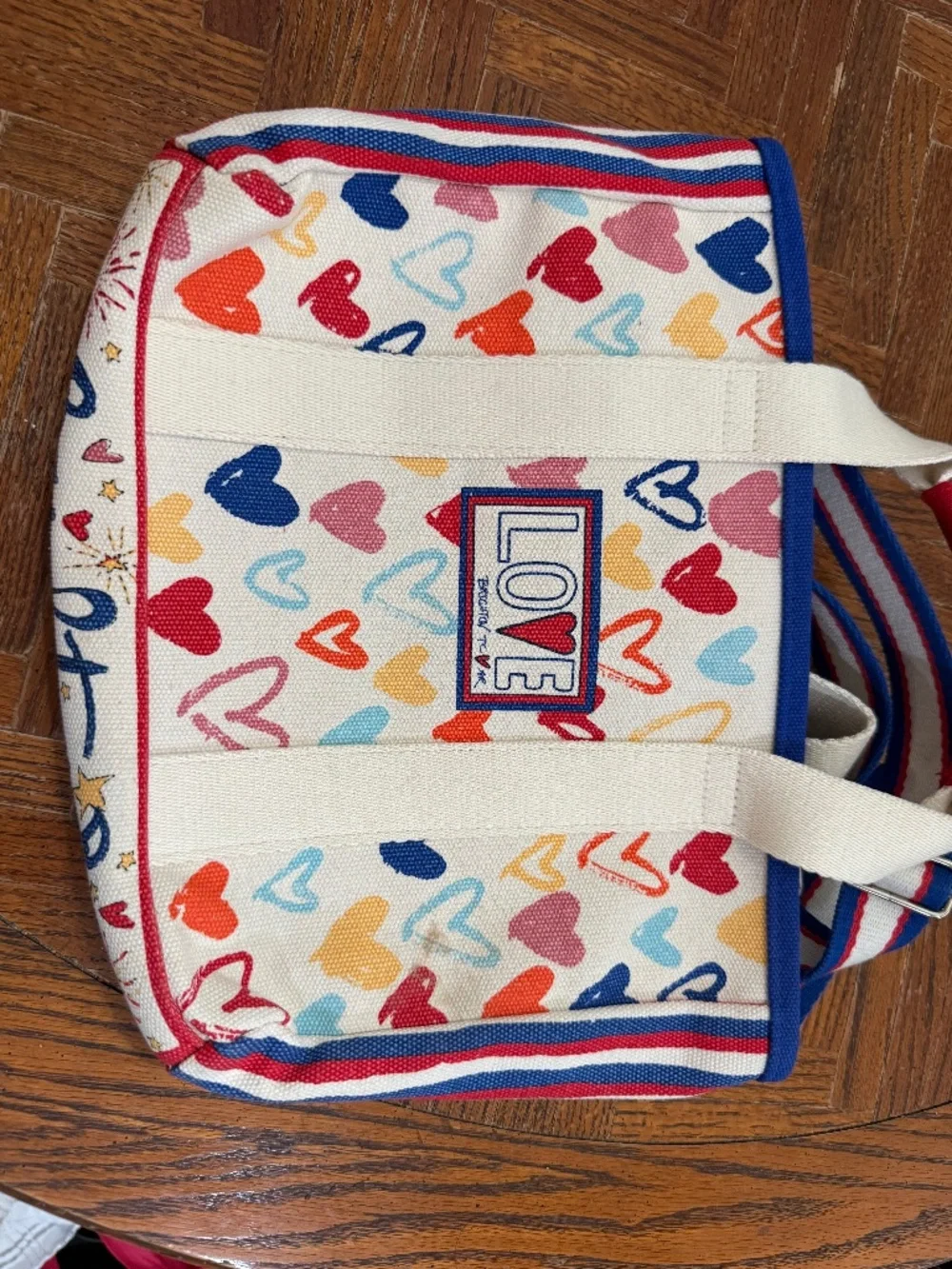Brighton red white and blue mini tote
